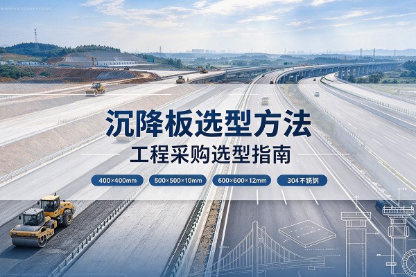 错那沉降板选择方法
