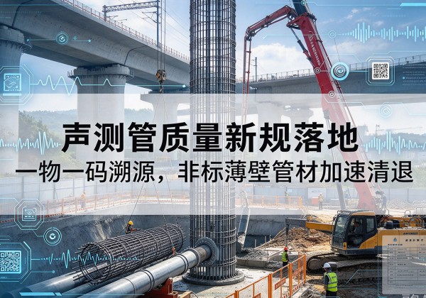 错那声测管质量新规落地，一物一码溯源，非标薄壁管材加速清退