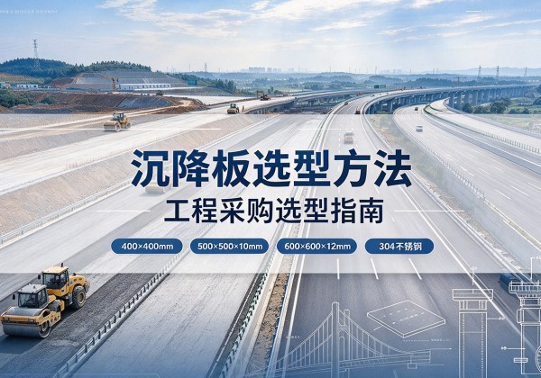 错那沉降板选择方法